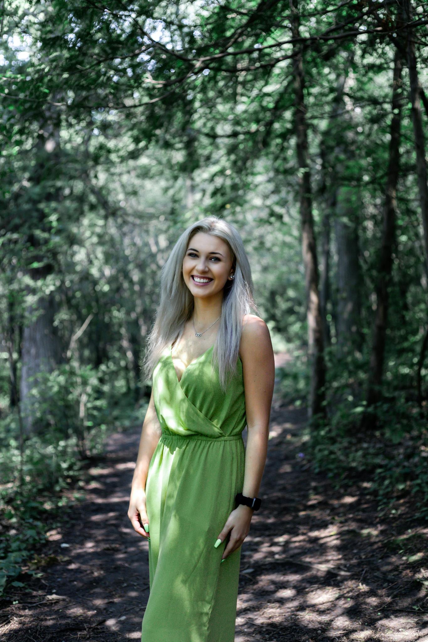 Green Dress Summer Heat